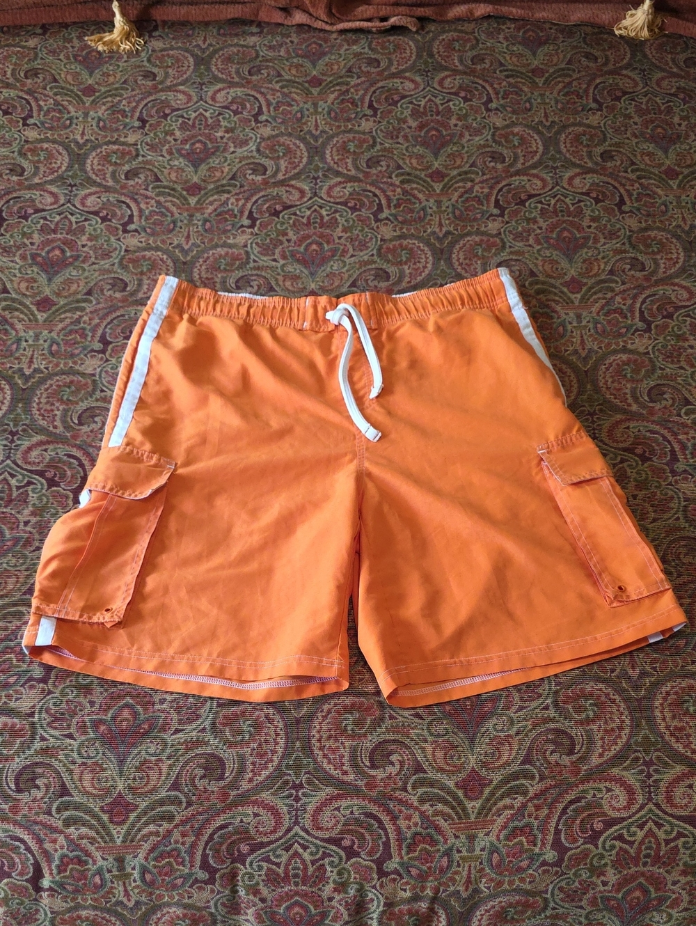 Men's Orange DBX Swim Trunks